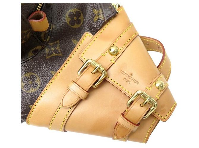 ASTUCCIO PER RACCHETTA DA TENNIS VINTAGE LOUIS VUITTON TOILE MONOGRAMMA Marrone - vista 5