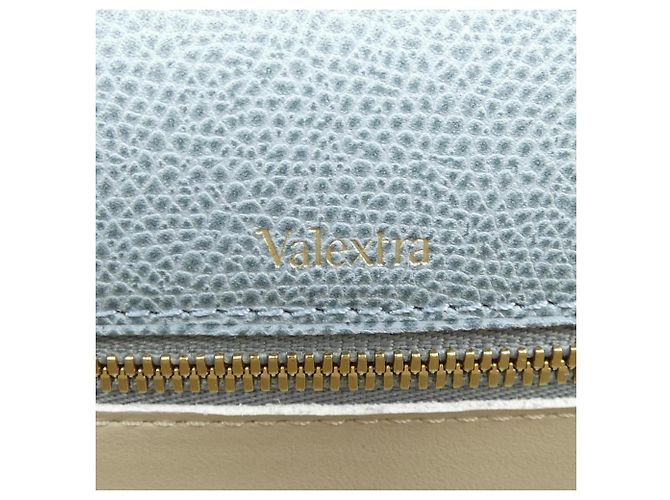 Borsa in pelle blu Valextra - vista 5