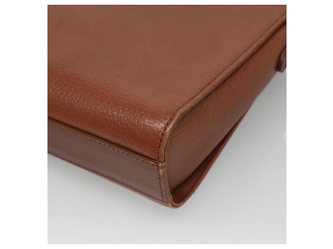 Autre Marque Borsa a Spalla Burberrys in Pelle Marrone Oro Auth BA1088 D'oro - vista 15