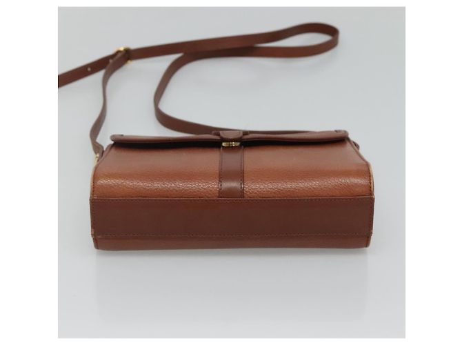 Autre Marque Borsa a Spalla Burberrys in Pelle Marrone Oro Auth BA1088 D'oro - vista 5