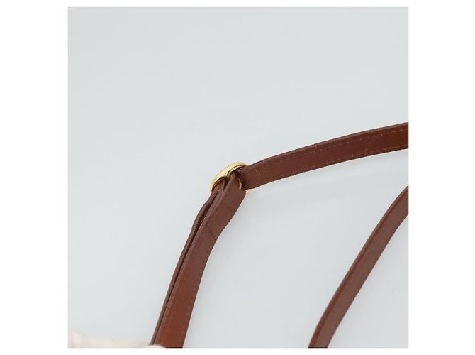 Autre Marque Borsa a Spalla Burberrys in Pelle Marrone Oro Auth BA1088 D'oro - vista 8
