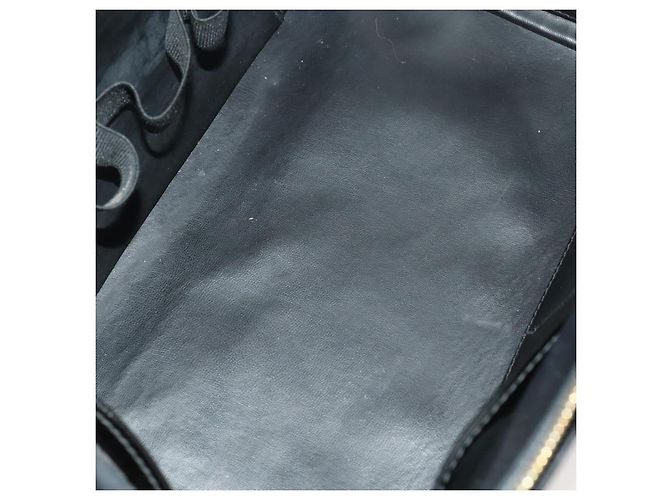 CHANEL Vanity Pouch Lackleder 2way Schwarz Gold CC Auth bs24264 Golden - Ansicht 11