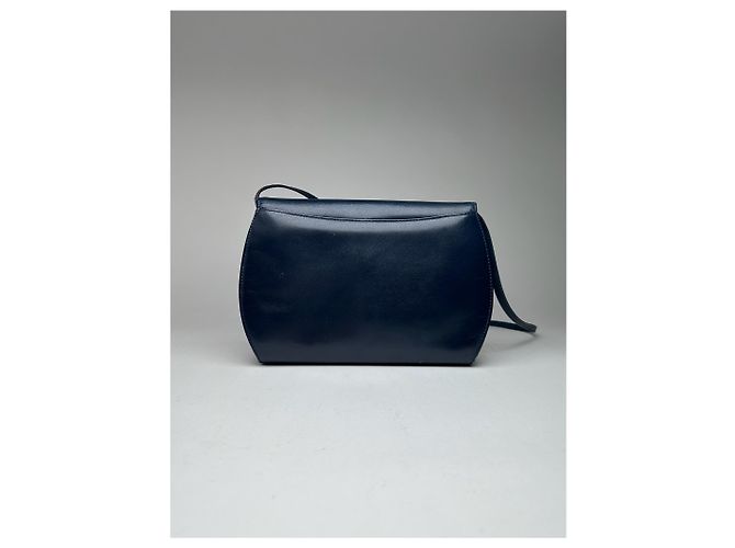 Vintage Givenchy 4G Leder Tasche Marineblau - Ansicht 15