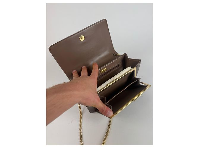 Vintage Givenchy 4G Leder Tasche braun - Ansicht 11