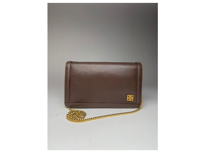 Vintage Givenchy 4G Leder Tasche braun - Ansicht 15