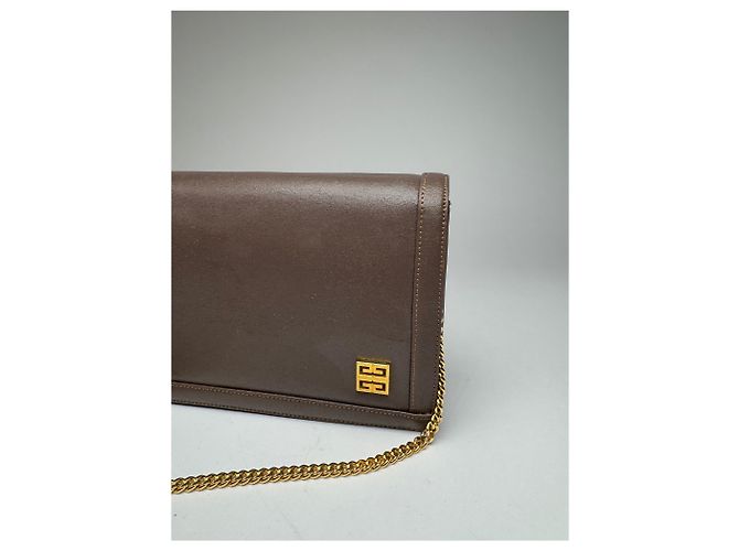 Vintage Givenchy 4G Leder Tasche braun - Ansicht 5
