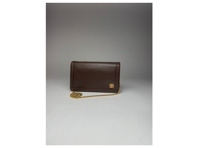 Vintage Givenchy 4G Leder Tasche braun - Ansicht 8