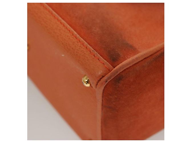 Borsa a mano GUCCI Bamboo Suede 2way Arancione Oro 000 123 0316 Auth BA1132 D'oro - vista 10