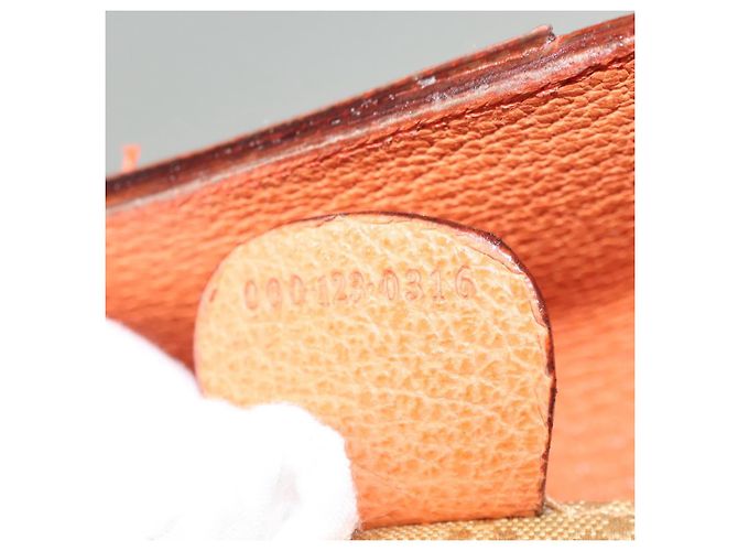 Borsa a mano GUCCI Bamboo Suede 2way Arancione Oro 000 123 0316 Auth BA1132 D'oro - vista 12