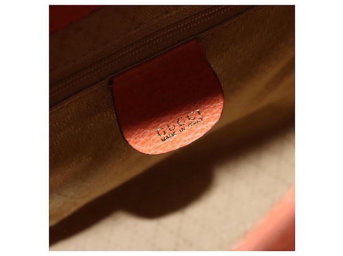Borsa a mano GUCCI Bamboo Suede 2way Arancione Oro 000 123 0316 Auth BA1132 D'oro - vista 17