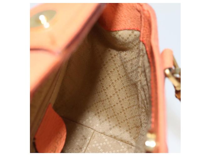 Borsa a mano GUCCI Bamboo Suede 2way Arancione Oro 000 123 0316 Auth BA1132 D'oro - vista 18