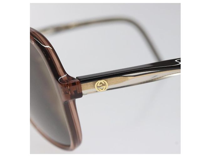 GUCCI Sunglasses plastic Brown Auth ar13400 - view 8