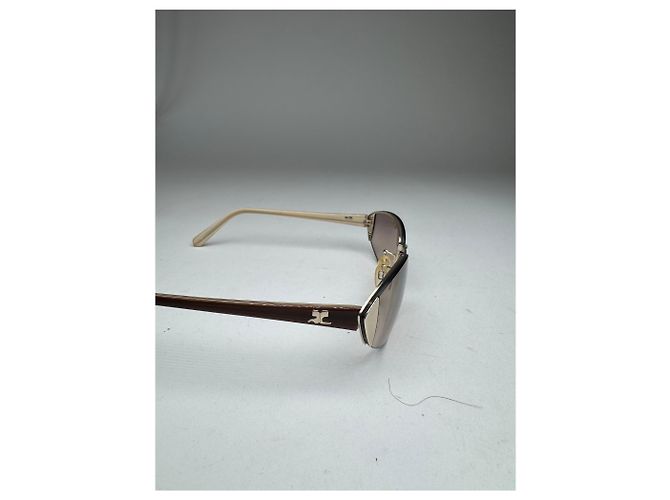 Occhiali da sole vintage Courreges Bianco - vista 10
