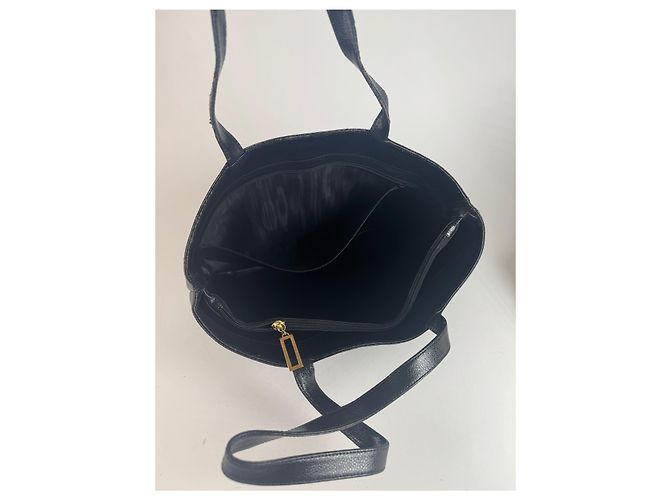 Sac à main en cuir vintage Givenchy noir - vue 15