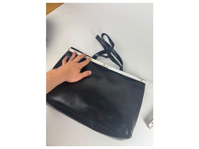 Sac à main en cuir vintage Givenchy noir - vue 6