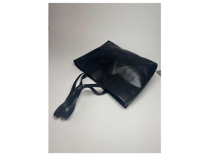 Sac à main en cuir vintage Givenchy noir - vue 8