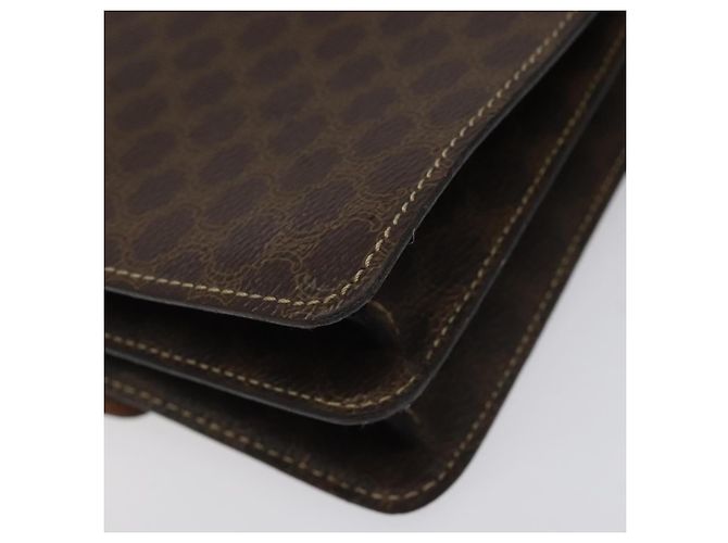 Céline Borsa a mano in tela Macadam CELINE in pelle PVC marrone oro Auth yk17887 D'oro - vista 17