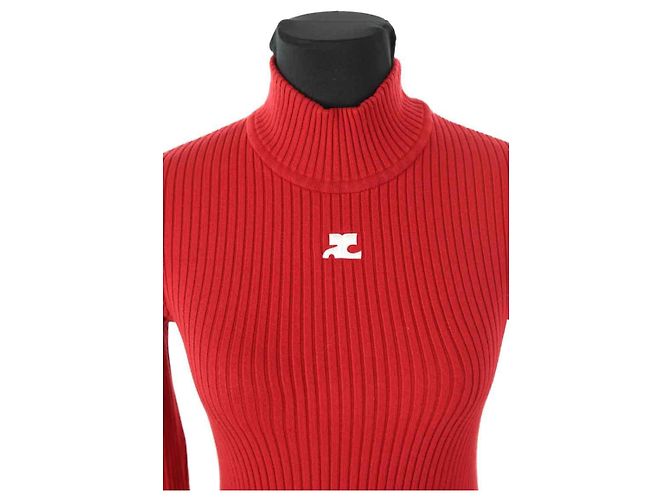 Courreges Pull rosso - vista 2