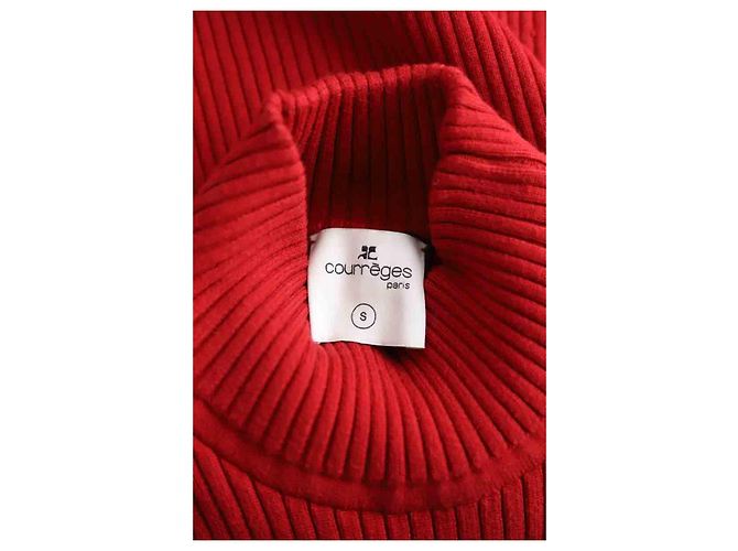 Courreges Pull rosso - vista 5