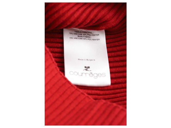 Courreges Pull rosso - vista 6