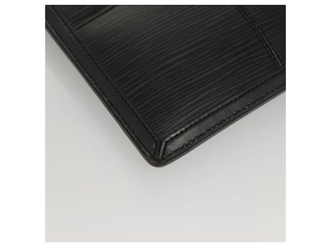 LOUIS VUITTON Epi Stretch Silver Fizz Handtasche Schwarz M54622 LV Auth 117803 - Ansicht 15