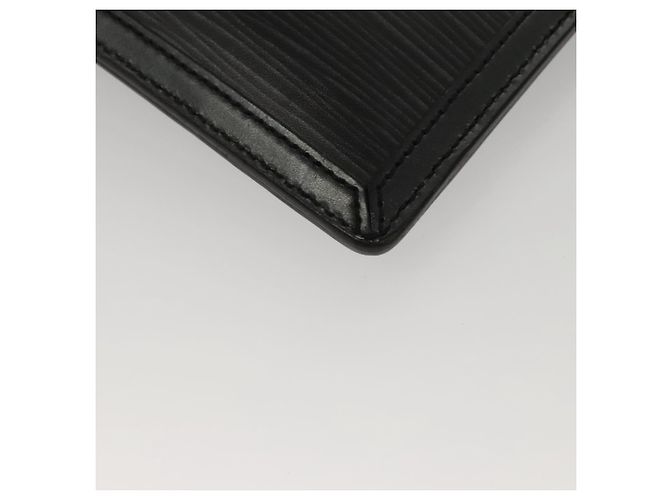 LOUIS VUITTON Epi Stretch Silver Fizz Handtasche Schwarz M54622 LV Auth 117803 - Ansicht 16