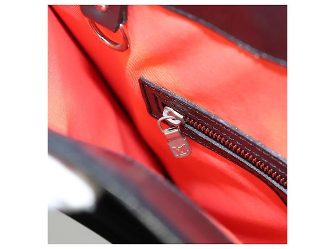 LOUIS VUITTON Epi Stretch Silver Fizz Handtasche Schwarz M54622 LV Auth 117803 - Ansicht 20