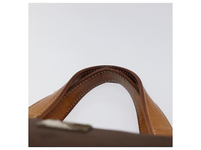 Borsa MCM Logogram Vicetos in nylon marrone e oro Auth bs24481 D'oro - vista 8