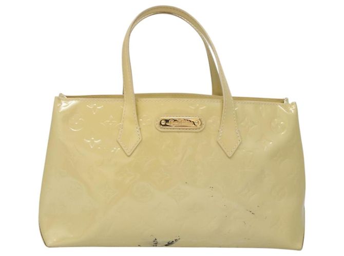LOUIS VUITTON Monogram Vernis Wilshire PM Borsa a Mano Broncorail M91452 Auth 118183 - vista 13