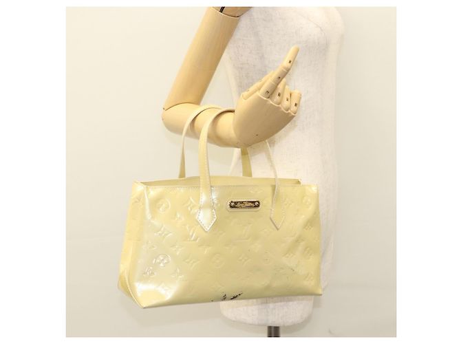 LOUIS VUITTON Monogram Vernis Wilshire PM Borsa a Mano Broncorail M91452 Auth 118183 - vista 22
