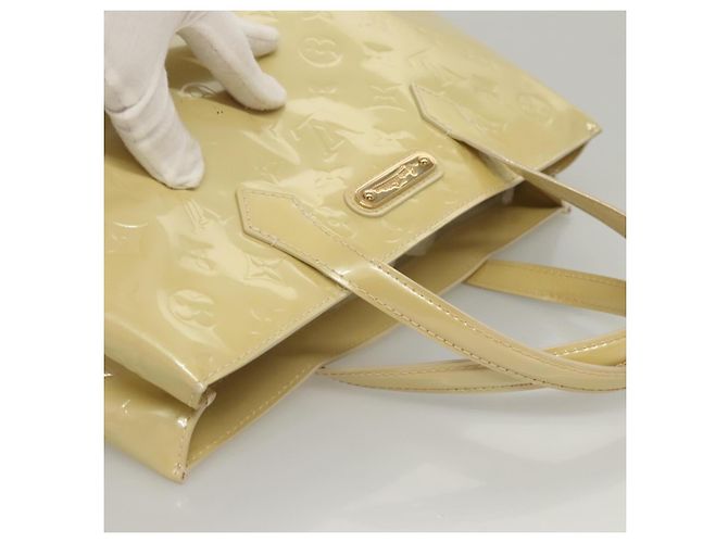 LOUIS VUITTON Monogram Vernis Wilshire PM Borsa a Mano Broncorail M91452 Auth 118183 - vista 6