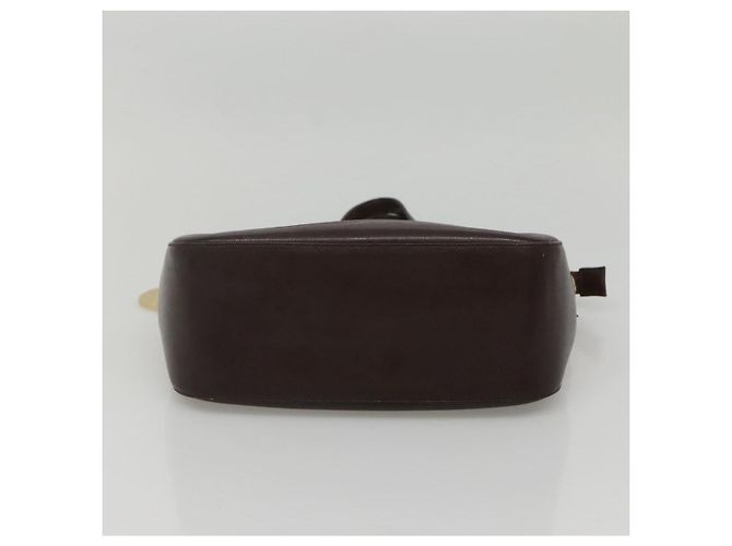 Borsa a mano in tela beige e marrone con motivo Nova Check di BURBERRY Auth 117714 - vista 5