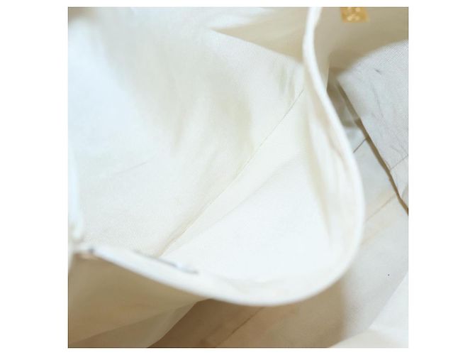 CHANEL COCO Borsa Tote in Pelle Bianca CC Auth bs24229 Bianco - vista 20