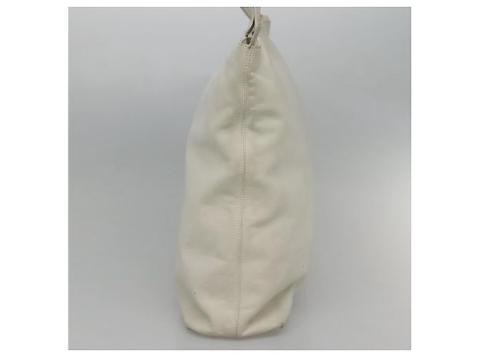 CHANEL COCO Borsa Tote in Pelle Bianca CC Auth bs24229 Bianco - vista 3