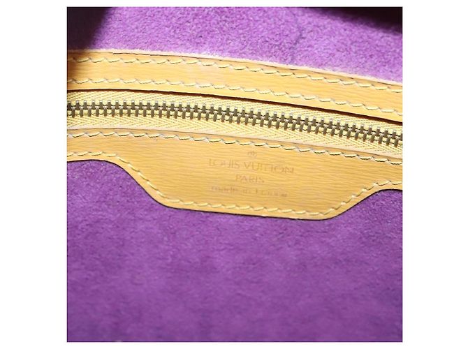 LOUIS VUITTON Epi Saint Jacques Borsa Shopping a Spalla Gialla M52269 Auth sw321 Giallo - vista 18