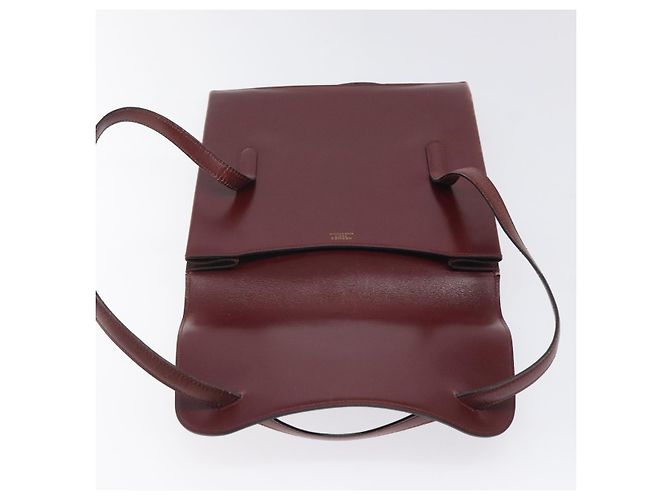 Hermès HERMES Schultertasche aus rotem Leder Auth bs24478 - Ansicht 10