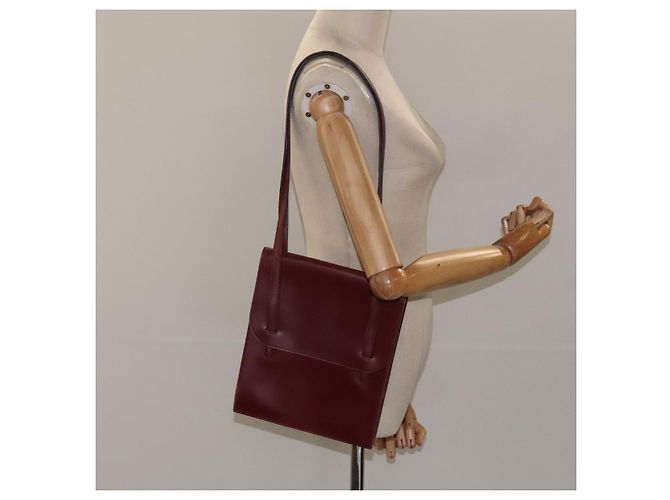 Hermès HERMES Schultertasche aus rotem Leder Auth bs24478 - Ansicht 20