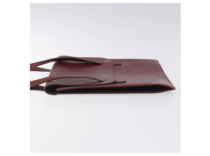 Hermès HERMES Schultertasche aus rotem Leder Auth bs24478 - Ansicht 4
