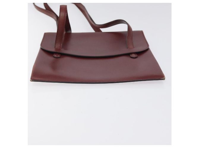 Hermès HERMES Schultertasche aus rotem Leder Auth bs24478 - Ansicht 5