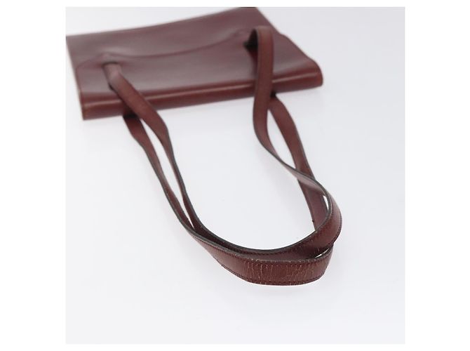 Hermès HERMES Schultertasche aus rotem Leder Auth bs24478 - Ansicht 7