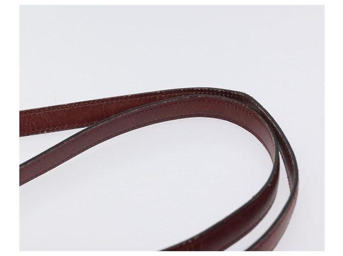 Hermès HERMES Schultertasche aus rotem Leder Auth bs24478 - Ansicht 8