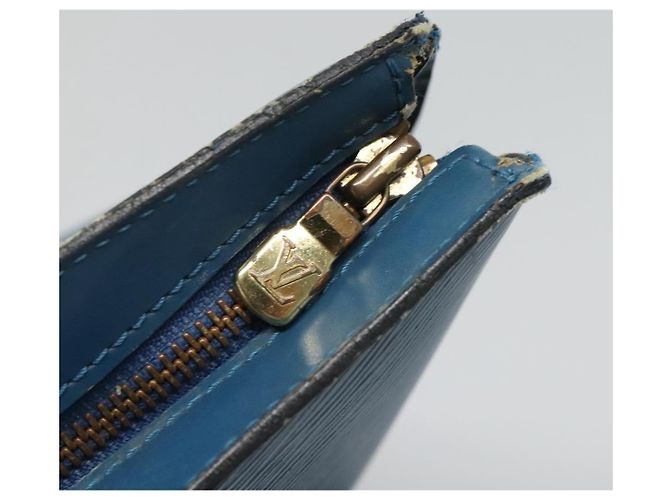 LOUIS VUITTON Epi Saint Jacques Borsa Shopping a Spalla Blu M52275 LV Auth BA1323 - vista 10