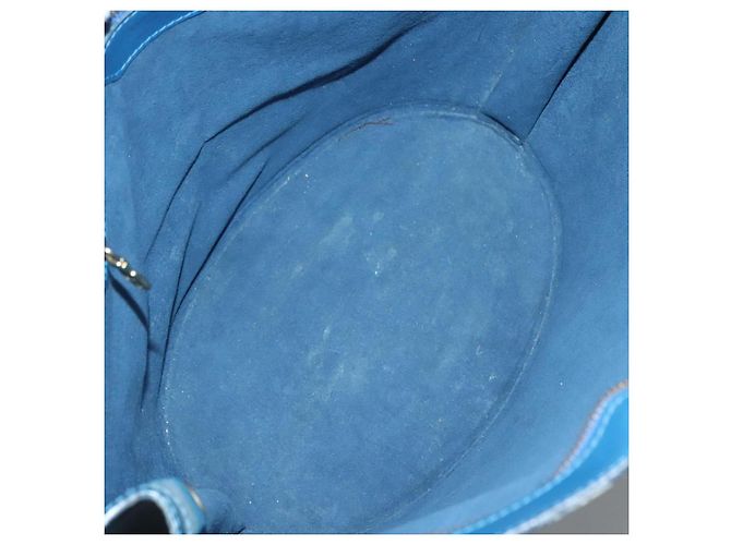 LOUIS VUITTON Epi Saint Jacques Borsa Shopping a Spalla Blu M52275 LV Auth BA1323 - vista 11