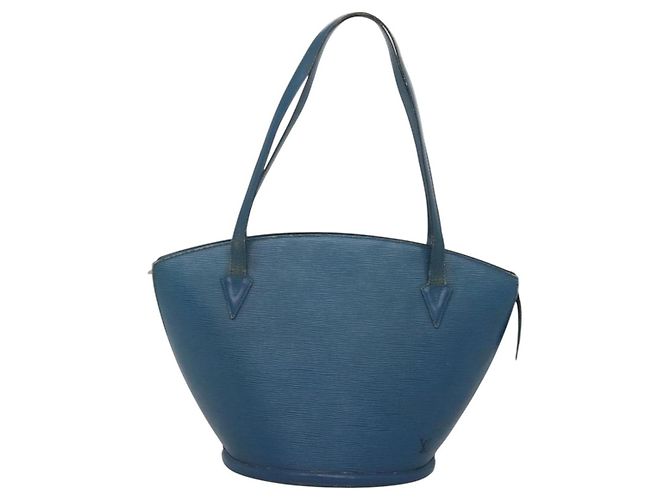 LOUIS VUITTON Epi Saint Jacques Borsa Shopping a Spalla Blu M52275 LV Auth BA1323 - vista 13