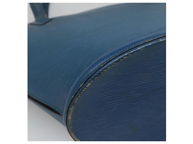 LOUIS VUITTON Epi Saint Jacques Borsa Shopping a Spalla Blu M52275 LV Auth BA1323 - vista 14