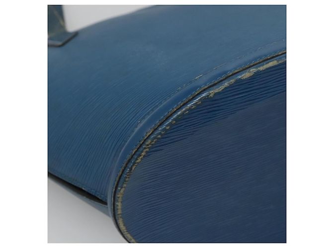 LOUIS VUITTON Epi Saint Jacques Borsa Shopping a Spalla Blu M52275 LV Auth BA1323 - vista 16