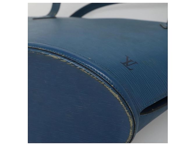 LOUIS VUITTON Epi Saint Jacques Borsa Shopping a Spalla Blu M52275 LV Auth BA1323 - vista 17