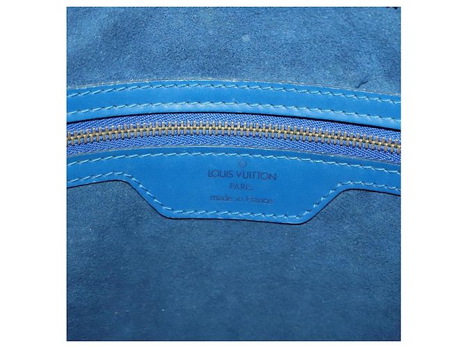 LOUIS VUITTON Epi Saint Jacques Borsa Shopping a Spalla Blu M52275 LV Auth BA1323 - vista 19