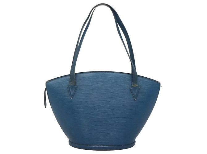 LOUIS VUITTON Epi Saint Jacques Borsa Shopping a Spalla Blu M52275 LV Auth BA1323 - vista 2