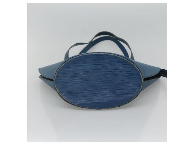 LOUIS VUITTON Epi Saint Jacques Borsa Shopping a Spalla Blu M52275 LV Auth BA1323 - vista 5